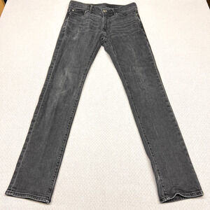 Abercrombie & Fitch Jeans Mens 30x34 Black Denim Langdon Slim Fit Casual